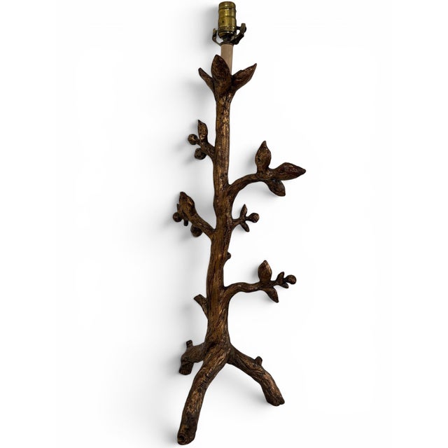 The stunning, very fine quality, hand crafted Tree of Life lamp is exceptionally executed in 18th century Italian Baroque...