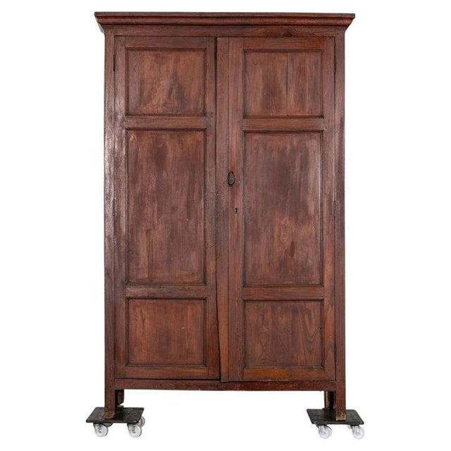 Large 19th Century French Monastery Pine Cabinet, 1890 For Sale - Image 15 of 15