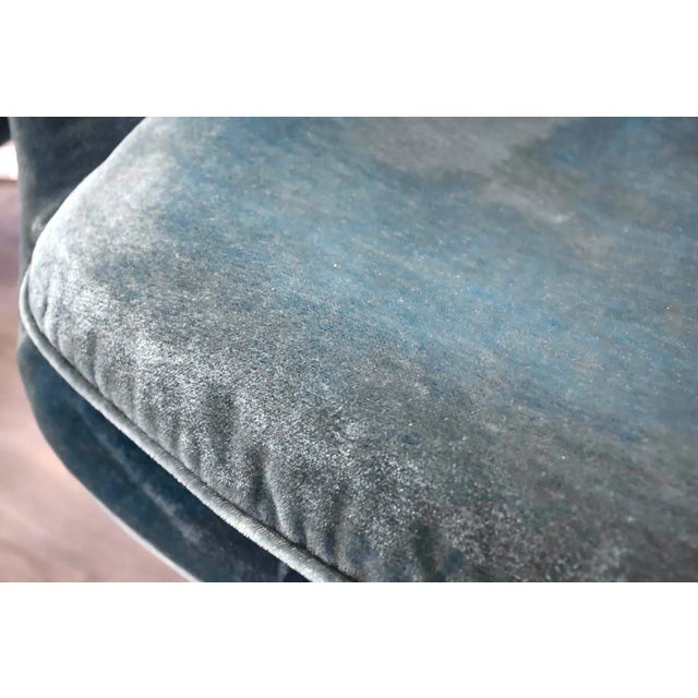 Nico Zographos Swivel Lounge Chairs - a Pair For Sale - Image 9 of 12