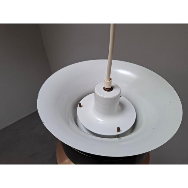 Vintage Danish Brass Pendant Light by Ben Nordsted for Lyskaer, 1970s For Sale - Image 12 of 18