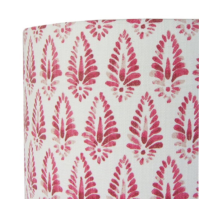 Red Patterned Lamp Shade Chairish