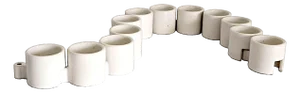 Vintage Ikea Ps Varmeljushallar Interlock Tealight Candle Holder Designed by Ehlen Johansson, 12 Pieces