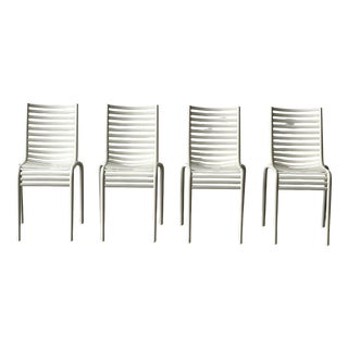 Model Pip-E Stackable Chairs by Philippe Starck for Driade, 2010, Set of 4 For Sale
