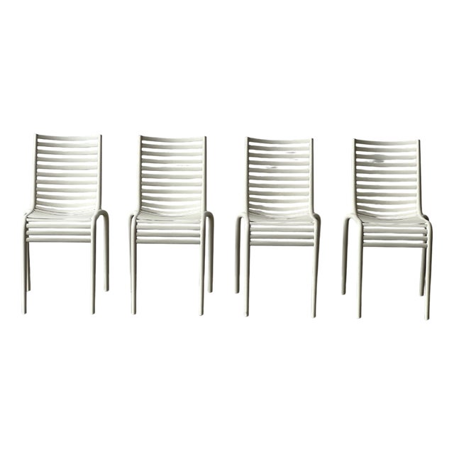 Model Pip-E Stackable Chairs by Philippe Starck for Driade, 2010, Set of 4 For Sale