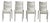 Model Pip-E Stackable Chairs by Philippe Starck for Driade, 2010, Set of 4 For Sale