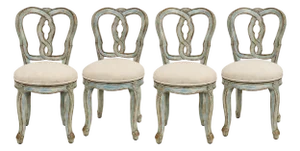 Country French Counter Stools Set of 4