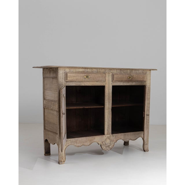 19th Century French Louis XV Style Oak Buffet For Sale In Greensboro - Image 6 of 15