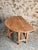1930s Vintage French Gateleg Table Oval Drop-Leaf Dining Table, France, 1950 For Sale - Image 5 of 18