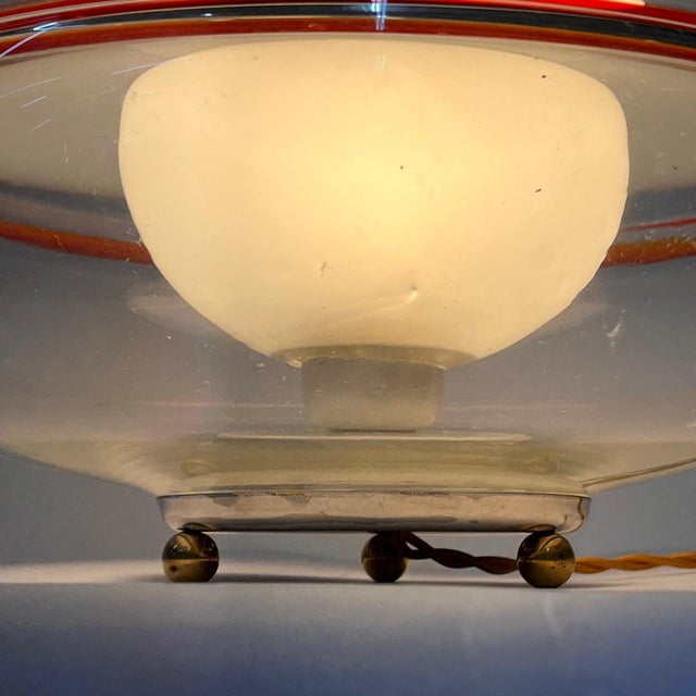1970s Table Lamps in Layered and Shaded Murano Glass from Leucos, Italy, 1970s, Set of 2 For Sale - Image 5 of 13