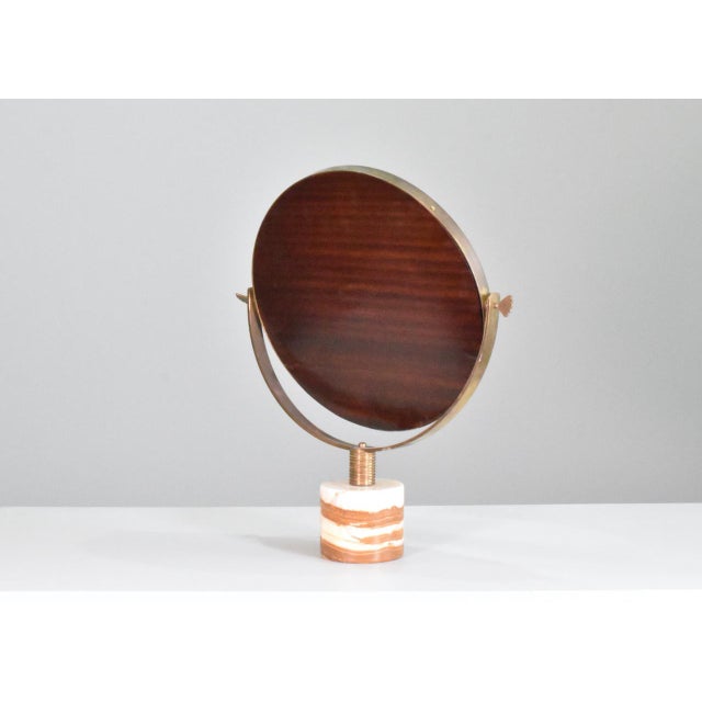 Beige Large Adjustable Table Mirror by Paolo Buffa, 1960s For Sale - Image 8 of 17