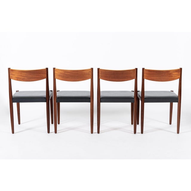 Mid Century Danish Teak Dining Table and Chair Set by Poul Volther for Frem Rojle For Sale - Image 14 of 16