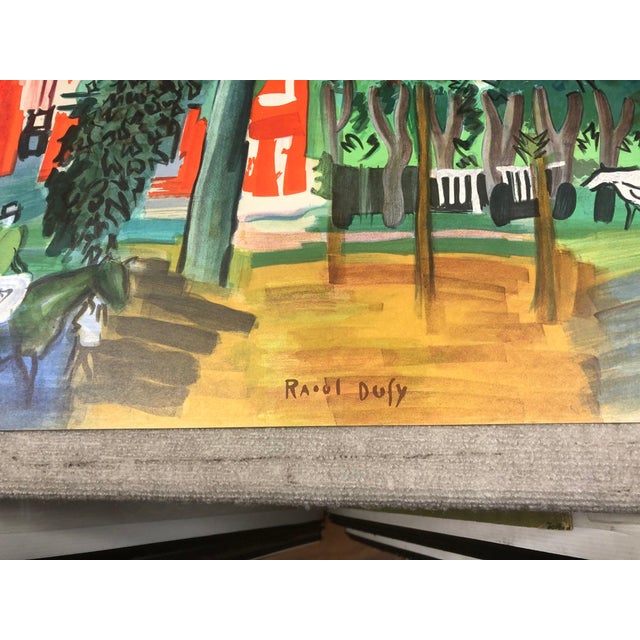 Green Raoul Dufy Paddock-deauville, 1960 For Sale - Image 8 of 12