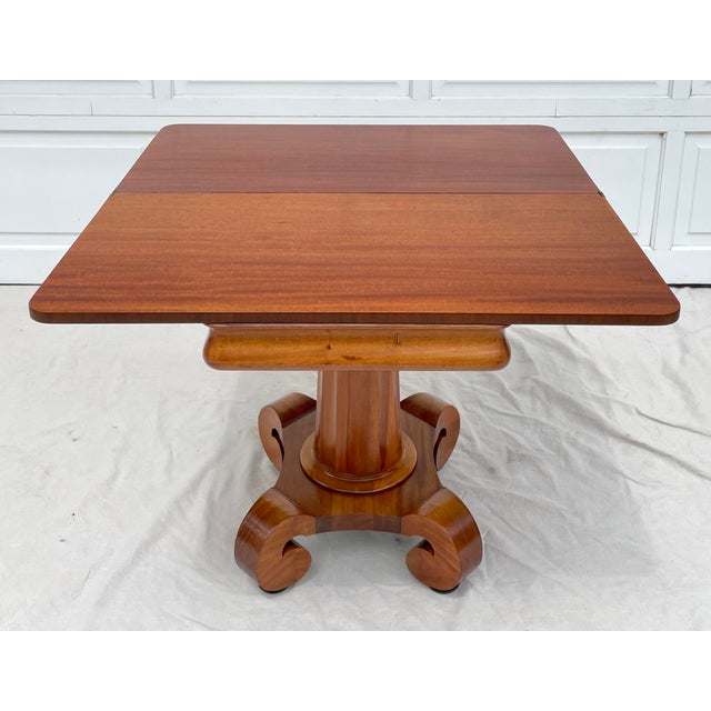 Neoclassical Expanding FoldOut Console Game Table Chairish