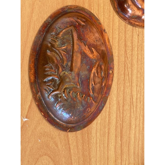 Antique Brass Black Forest Hunters Kitchen Ware Baking Molds Set For Sale - Image 4 of 5