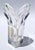 Mikasa Art Deco Heavy Crystal 8 Inch Vase v Shaped Mid-Century Modern For Sale - Image 13 of 13