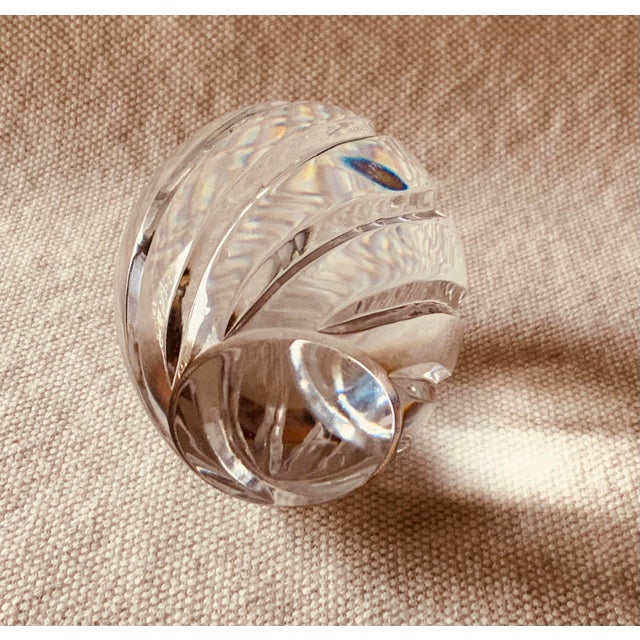 1960s 1960s French Crystal MidCentury Paperweight For Sale - Image 5 of 8
