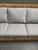 1990s Baker Milling Road Woven Seagrass Sofa With Neutral Cushions For Sale - Image 5 of 12