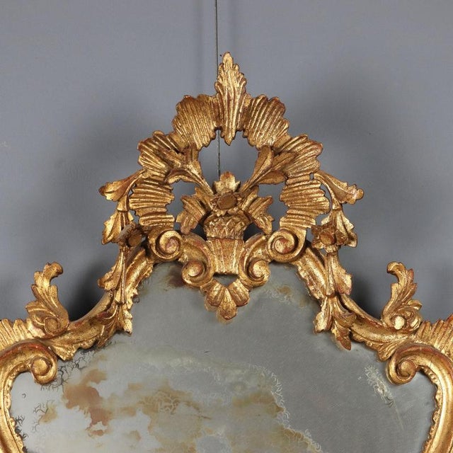 Rococo Mirror in Lombard, 20th Century For Sale - Image 4 of 11