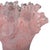 Late 20th Century Murano Pink Swirl Handkerchief Vase – Italian Art Glass Fazzoletto, 8.7” Sculptural Decor For Sale - Image 5 of 10