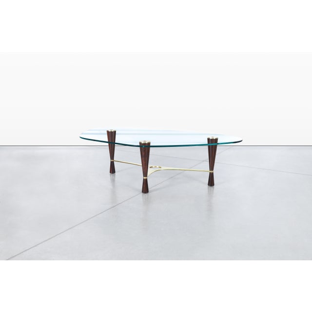 Vintage Model 5309 Rosewood Coffee Table by Edward Wormley for Dunbar For Sale - Image 10 of 12