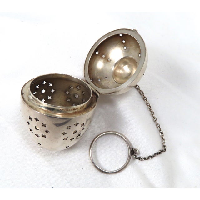 Nice Antique American Sterling Silver Tea Ball Infuser Chairish