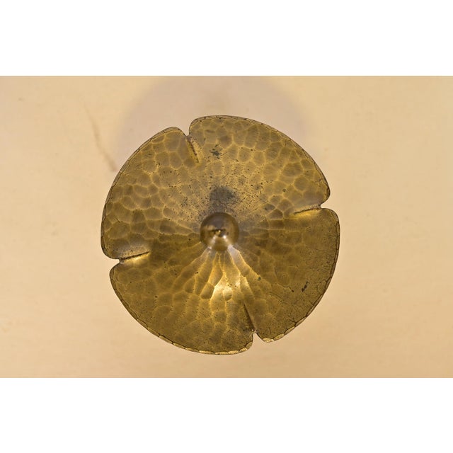 1920s Roycroft Arts & Crafts Hammered Brass Over Copper Inkwell, Circa 1920s For Sale - Image 5 of 11