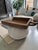 A large, antique, French dough plough or "trencher" carved from an even older piece of wood. Originally used to mix bread...