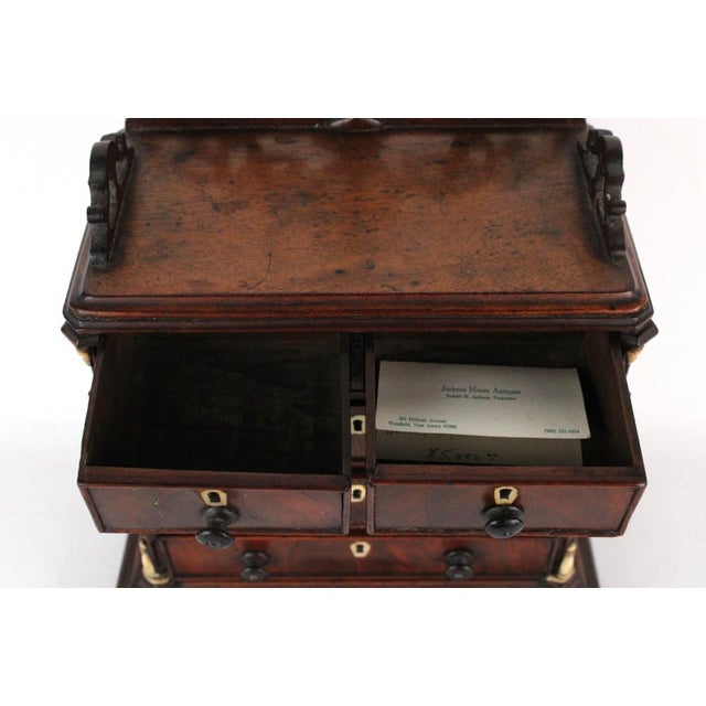 Antique Salesman Sample Mahogany Chest of Drawers For Sale - Image 10 of 11