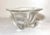 Transparent High Quality Vintage Hand Blown Clear Glass Italian Centerpiece Bowl Murano For Sale - Image 8 of 11