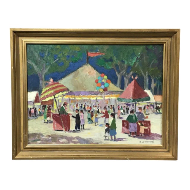 Framed Painting: Michael Lemmermeyer (American, 1891-1970). For Sale
