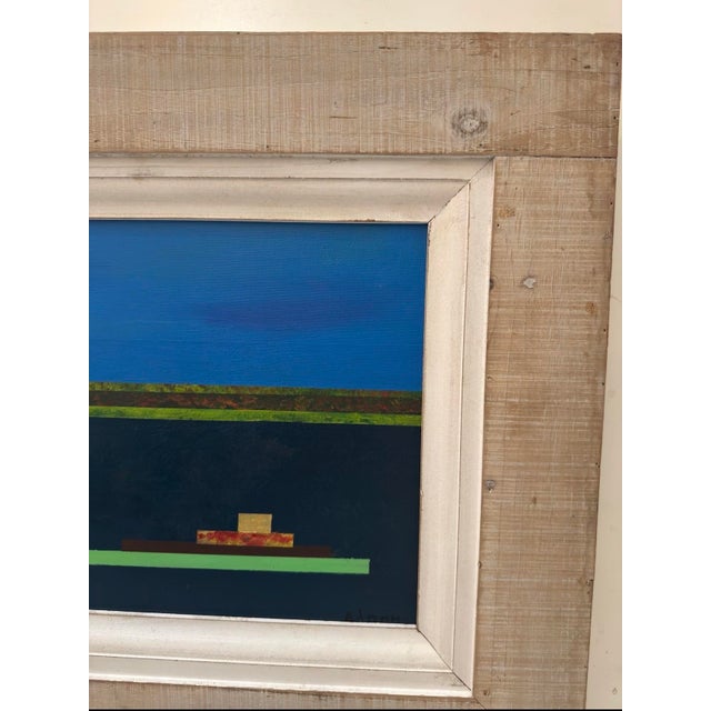 Vintage Abstract Oil Painting For Sale - Image 4 of 11