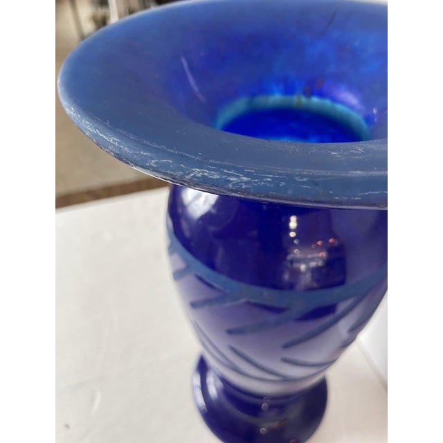 1920s-30s Art Deco Vase by Verrerie d'Art Degué For Sale In West Palm - Image 6 of 12