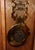 Wood Hermle North America Red Oak Moonphase Grandfather Clock For Sale - Image 7 of 18