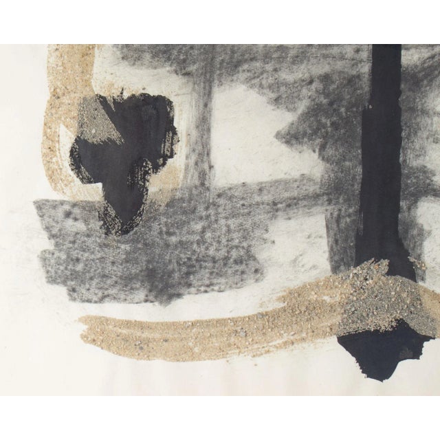 1950s 1958 Mixed Media Drawing and Collage by James Spencer Russell For Sale - Image 5 of 8