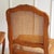 French Louis XV Style Viennese Wicker Dining Chair For Sale - Image 10 of 15