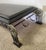 Late 20th Century French Art Deco Style Iron and Marble Coffee Table For Sale - Image 4 of 14
