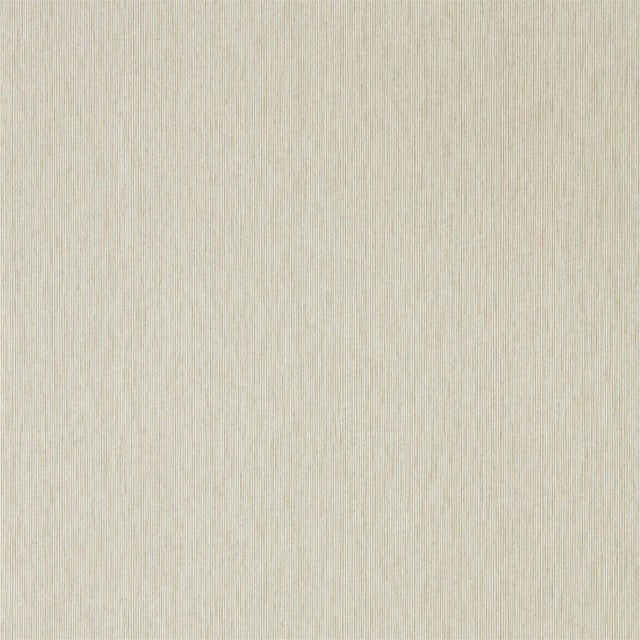 Sanderson Caspian Strie Wallpaper in Taupe - a Sample For Sale