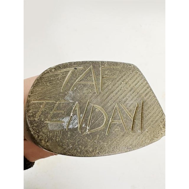 Gold Terracotta and Stone Sculptures, France, 20th Century, Set of 2 For Sale - Image 8 of 14