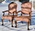Antique Carved Walnut Armchairs Chippendale Italian Style With Claw Feet Pair For Sale - Image 11 of 11