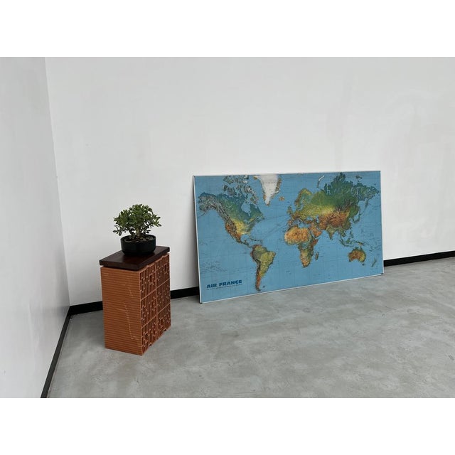 Former Air France Planisphere by Permalux, 1970s For Sale - Image 11 of 15