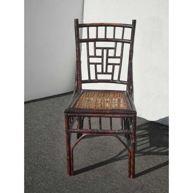 Gorgeous Chair in Good Vintage Condition. It is solid and Firm. But the finish on the Frame has worn in many places....