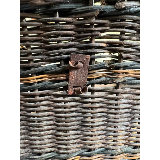 Antique French Bressan Basket For Sale - Image 4 of 9