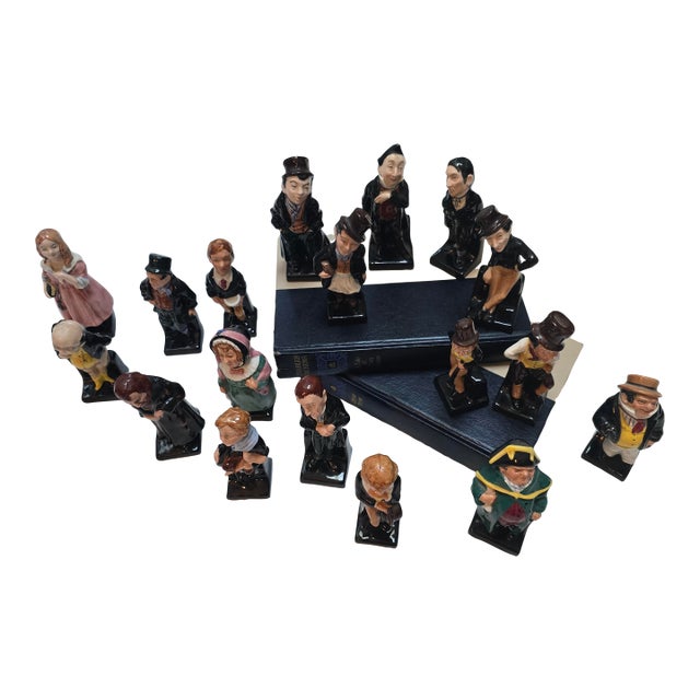 Vintage Royal Doulton "Dickensian" Collection Set of 18 Characters For Sale
