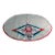 Vintage House of Hatten Southwest Style Santa Applique Tree Skirt 58" Cotton Poly Blend For Sale