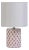 Merlot Capiz Fish Scale Shell Table Lamp For Sale
