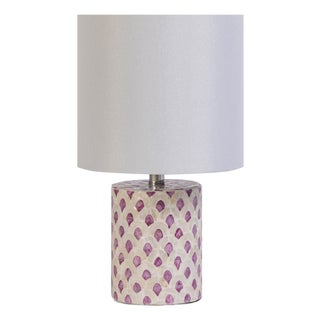 Merlot Capiz Shell Table Lamp For Sale