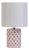Merlot Capiz Shell Table Lamp For Sale