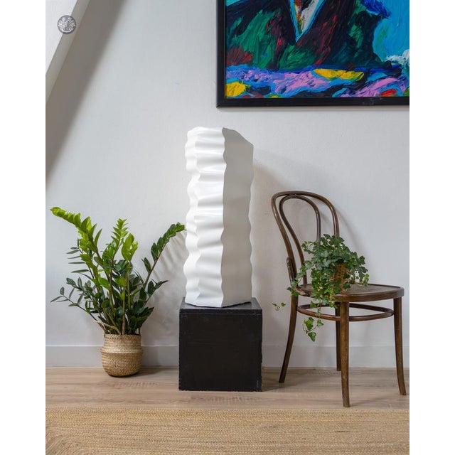 1990s Roland Berger, Folded Pillar, Fiberglass with Plastic Coating For Sale - Image 5 of 6