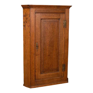 1800's Tall Antique Corner Cabinet