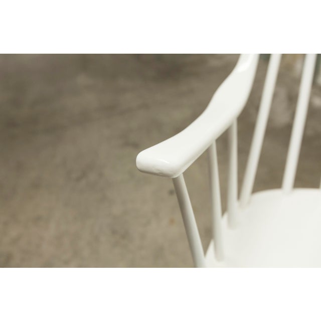 Grandessa Rocking Chair in White Beech attributed to Lena Larsson for Nesto, 1960 For Sale - Image 13 of 18